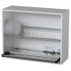 DISH RACK WITH DRAIN BOTTOM RACK - 80 DISH RACK WITH DRAIN BOTTOM RACK